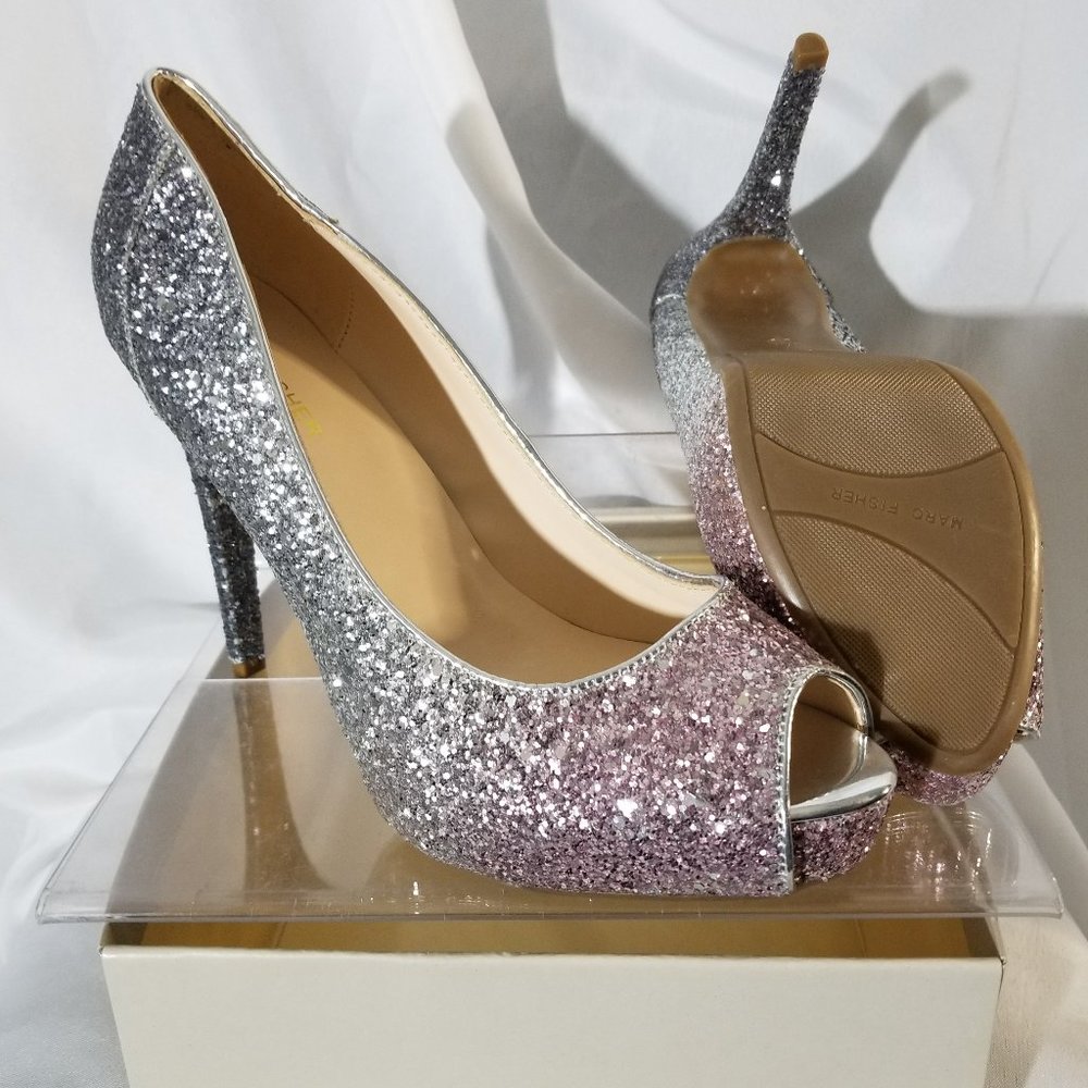 Marc Fisher Ombre Glitter Heels